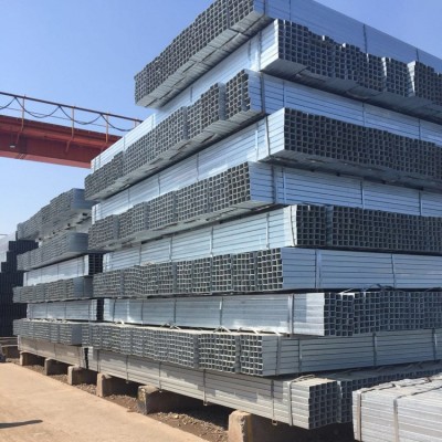 Q235b幕墙热镀锌方管100x100 现货批发天津40x60护栏镀锌方管6米图2