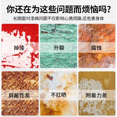 高耐候性氟碳漆 金属氟碳漆 钢结构铁栏杆防锈漆防腐涂料图3