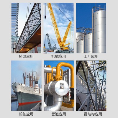 厂家直供镀锌管专用漆铝合金不锈钢金属工程防锈锌黄底漆镀锌专用图2