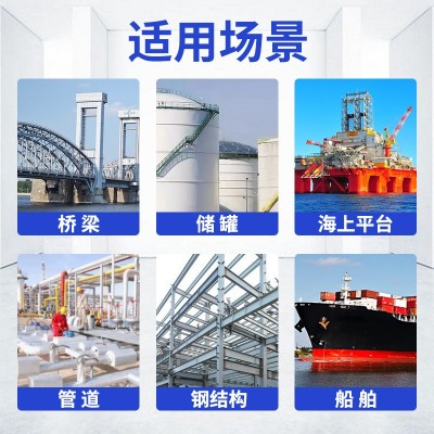 氟碳漆厂家定制 户外钢铁桥梁钢结构氟碳油漆 铁艺防锈金属面漆图2