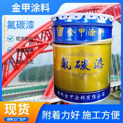 氟碳漆厂家定制 户外钢铁桥梁钢结构氟碳油漆 铁艺防锈金属面漆图5