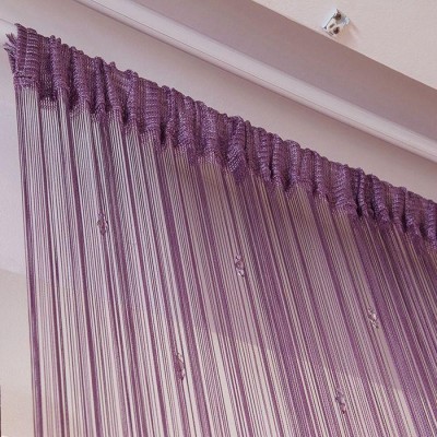 水晶线帘门帘挂帘隔断玄关韩式亚克力珠成品加密外贸热卖中式图4