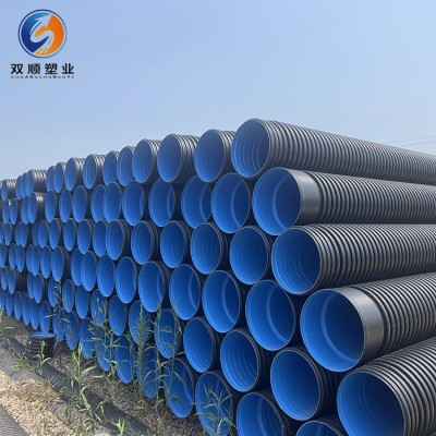 HDPE双壁波纹管 高速公路渗水波纹管 大口径聚乙烯排水管排污管图4