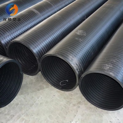 HDPE中空壁缠绕管厂家专业生产HDPE双平壁缠绕管规格齐全保证质量图2