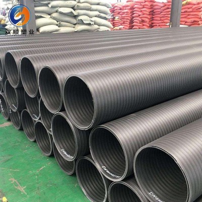 HDPE中空壁缠绕管厂家专业生产HDPE双平壁缠绕管规格齐全保证质量图4