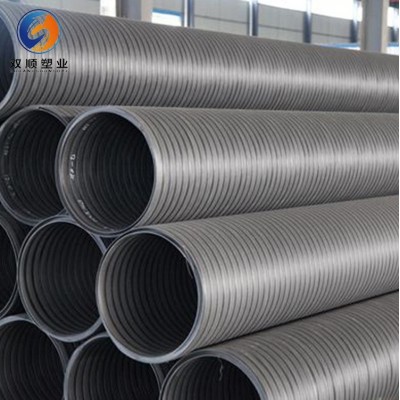 HDPE中空壁缠绕管厂家专业生产HDPE双平壁缠绕管规格齐全保证质量图3