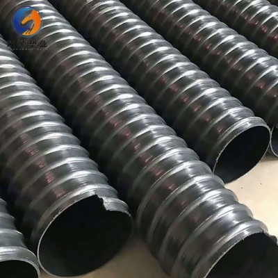 HDPE钢带增强螺旋波纹管厂家 市政排水管排污管大口径聚乙烯钢带图3