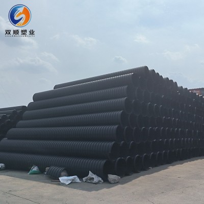 HDPE钢带增强螺旋波纹管厂家 市政排水管排污管大口径聚乙烯钢带图5