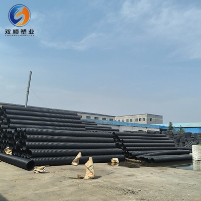 HDPE钢带增强螺旋波纹管厂家 市政排水管排污管大口径聚乙烯钢带图4