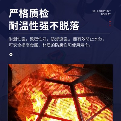 厂家定制壁炉高温漆800度烤炉耐高温涂料热风炉耐热漆防火防锈漆图3