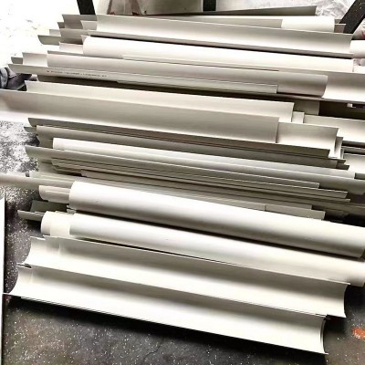 pvc半圆管U型槽排水管加厚裁切农业园林支撑管pvc塑料管批发图3