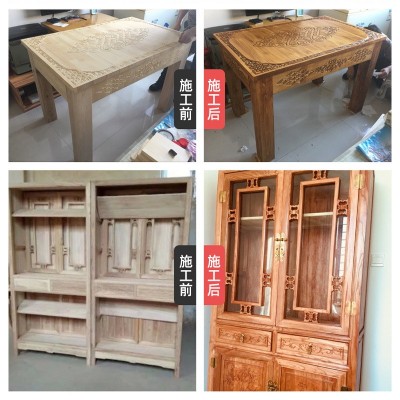 【一件代发】木蜡油固体实木家具透明油漆亮油木头打蜡抛光保养腊图2