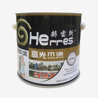 赫雷斯高光快干净味环保户外木油漆高固含耐候防腐翻新 防腐木油
