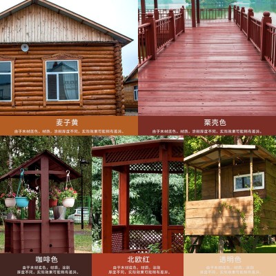 赫雷斯木蜡油透明色清漆实木家具翻新户外木器漆桐油漆 防腐木油图3