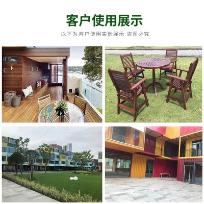 拉比厂家直售室外防腐木油漆环保快干防水防腐净味木蜡油批发图2