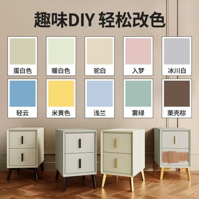 水性木器漆木门家具改色翻新透明底漆床头柜家居木器涂料修补漆图2