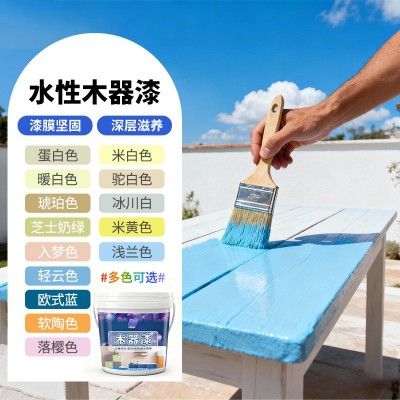 水性木器漆木门家具改色翻新透明底漆床头柜家居木器涂料修补漆图5
