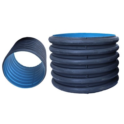 HDPE双壁波纹管排水管高密度聚乙烯雨污分流市政管道污水处理管图4