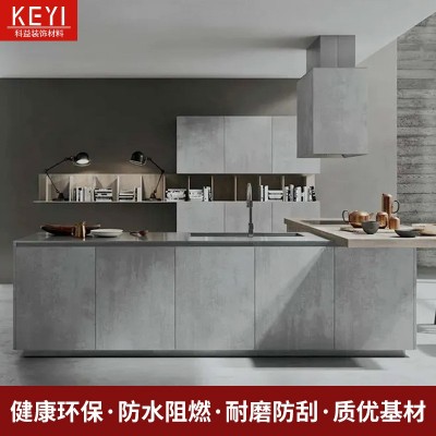 阻燃贴面木纹装饰护墙板抗倍特板 B1级防火板木饰面板免漆装饰板图3