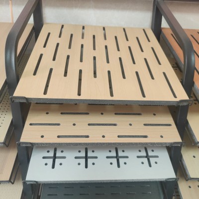 陶铝吸音板A级防火穿孔吸音墙面装饰隔音材料微孔陶铝吸音板厂家图3