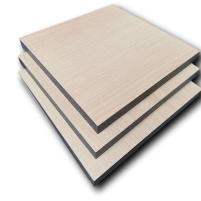 新型木纹墙面建筑材料钢板墙‘医疗洁净树脂板hpl抗倍特防火快装