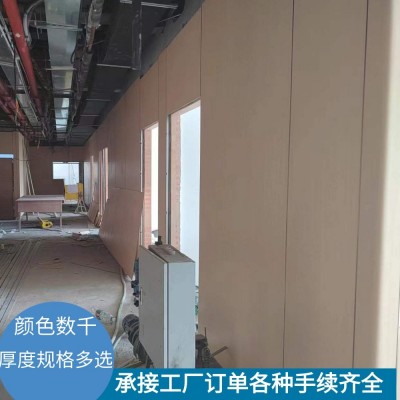 新型木纹墙面建筑材料钢板墙‘医疗洁净树脂板hpl抗倍特防火快装图4