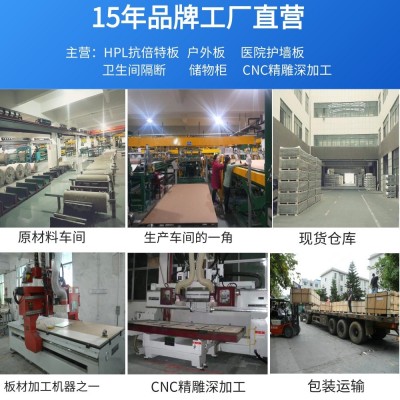 抗倍特板防火防水高压树脂密度卫生间公共厕所浴室HPL隔断板材图2