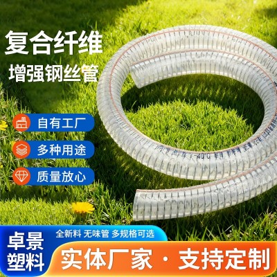 复合纤维增强钢丝管大孔径钢丝加强抽水管大号排水管厂家批发现货