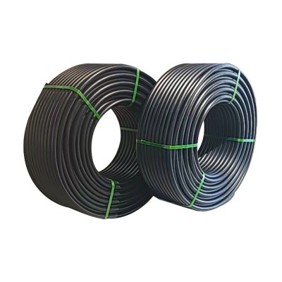 康雨现货全新料黑色盘管自来水管4分6分一寸pe管厂家 pe给水管图5