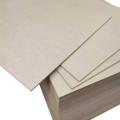 定制尺寸桦木胶合板木质激光切割图案烙画雕刻桦木多层板