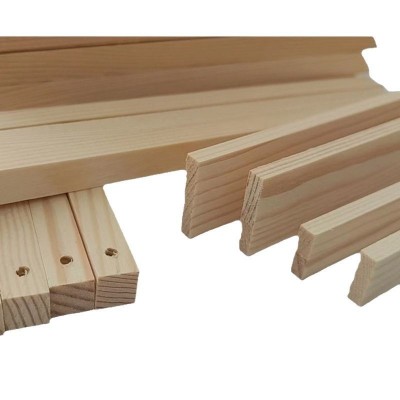 批发实木板材樟子松多种规格松木条松木块松木片等各类工艺品