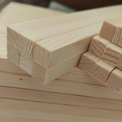 批发实木板材樟子松多种规格松木条松木块松木片等各类工艺品图2