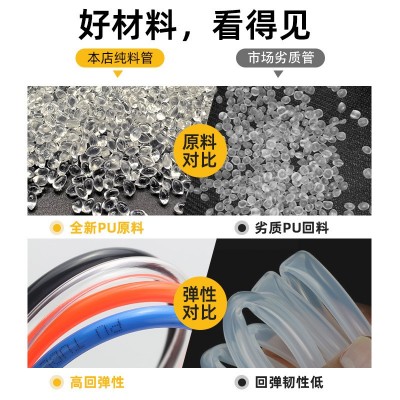 耐磨耐压寿命翻倍蓝色液体传输聚氨酯管 气体输送非标pu软管图3