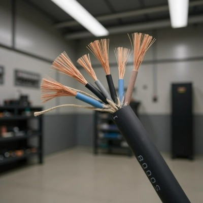 通用橡套软电缆YC 橡胶软电缆1-5芯水泵用线1.5 2.5平方现货批发图3