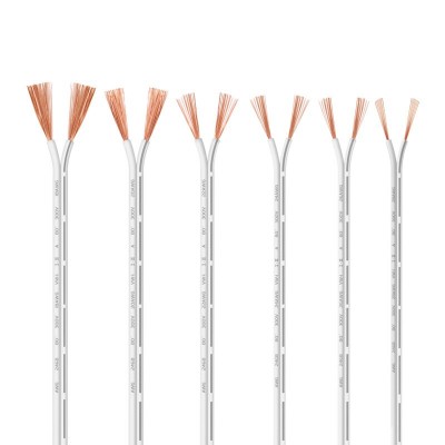 白色led双并竹节线2468电线28 18AWG橱衣柜楼梯灯电子连接电源线图5