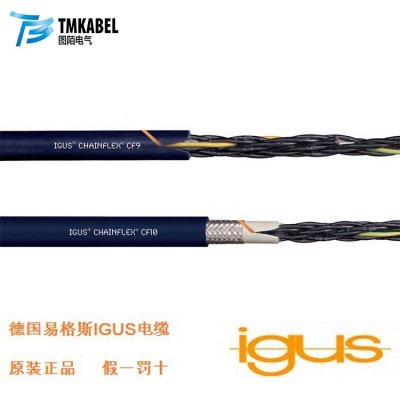 德国易格斯电缆IGUS电缆高负载TPE外护套带屏蔽拖链电缆CF10图3