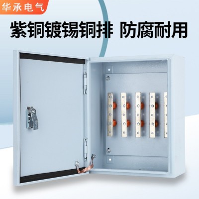绝缘电缆铜排T接箱户外低压铜排分支箱室内明装楼层转换接线端箱图4