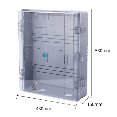 户外防水三相多功能CT箱透明塑料电表箱预付费插卡式电表盒家用图2