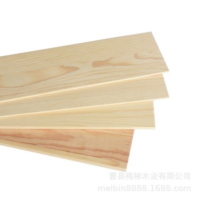 松木板实木板木片板条一字隔板置物架diy材料方木条批发