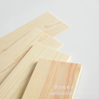 松木板实木板木片板条一字隔板置物架diy材料方木条批发图5