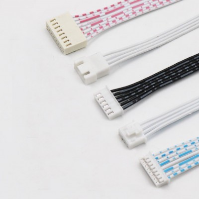 2468红白蓝白排线22 24 26AWG端子2.0mm 2.54mm电子连接线 导线