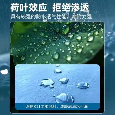 施美图彩色K11柔性防水涂料屋顶补漏卫生间阳台厨房防水18KG图3