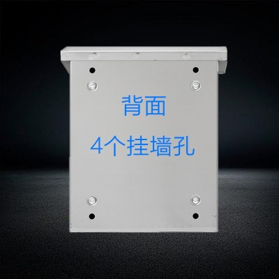201不锈钢户外双层门防水防雨配电箱室外仪表箱按钮控制柜布线箱图2
