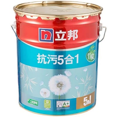 立邦竹炭抗污5合1抗甲醛内墙漆5L图5