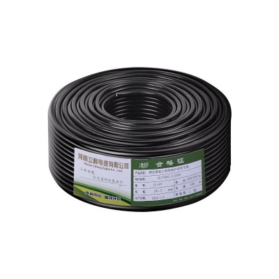 国标RVV铜芯挤压线2/3/4芯0.5/0.75/1/1.5平方控制电缆电缆 线导体