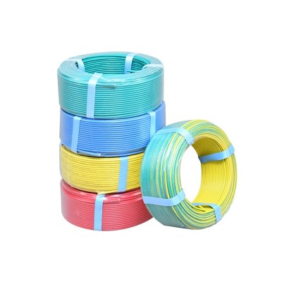 国标纯铜BV线家用1.5/2.5/4/6平方单芯铜芯硬线 阻燃 家装电线批发