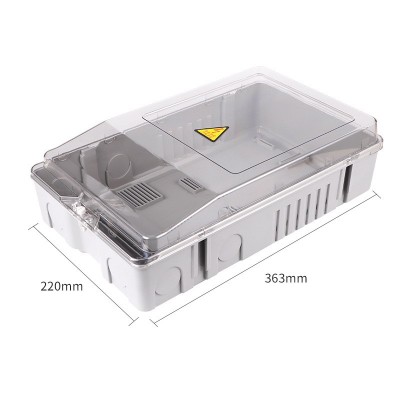 电表箱透明三相一表一户电表箱塑料pc家用防水防尘电表箱厂家直销图3