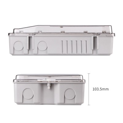 电表箱透明三相一表一户电表箱塑料pc家用防水防尘电表箱厂家直销图4