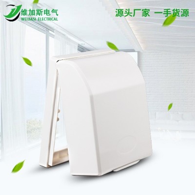 开关插座明暗装通用防水盒86/92型 透明开关防溅盒（批发）图2