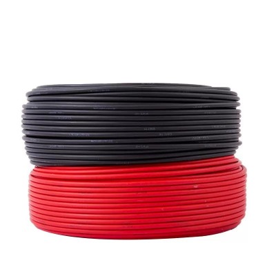 双芯光伏电缆 黑红MC4光伏组件安装太阳能延长线PV1-F2芯光伏电缆图2